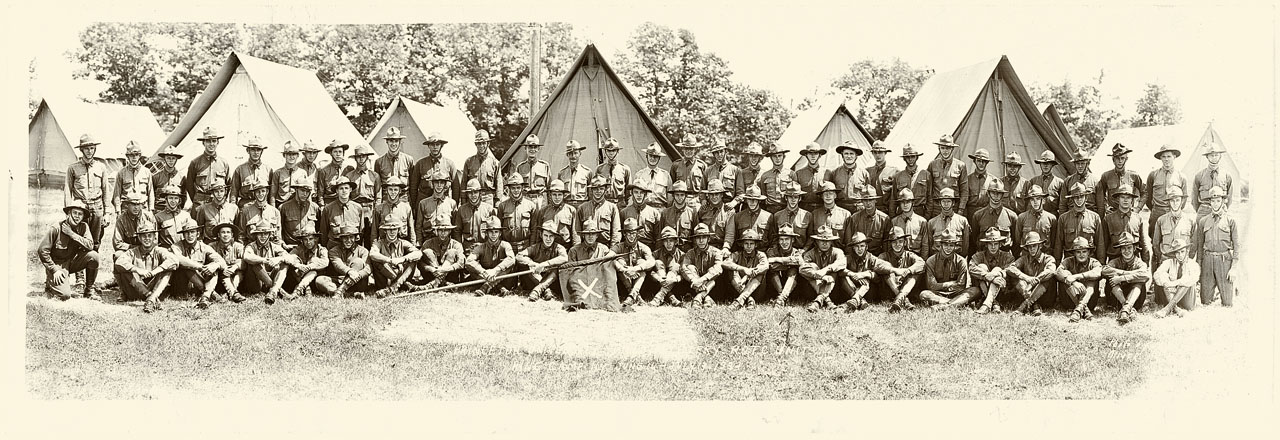 Members of Princeton’s Field Artillery ROTC Unit