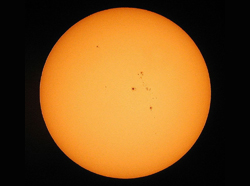 Sun w/ Questar Off-Axis Solar Filter