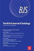 Public Political Thought: Bridging the Sociological-Philosophical Divide in the Study of Legitimacy. British Journal of Sociology