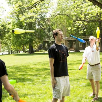 Princeton Juggling Club at Reunions 2016