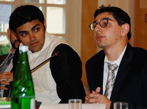 Manav Lalwani (l) and Avi Miller