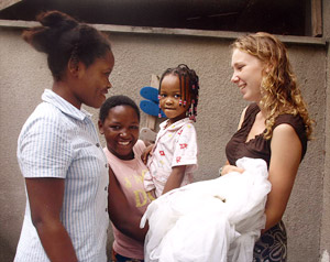 Kimberly Bonner in Tanzania