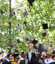 Hats in the air