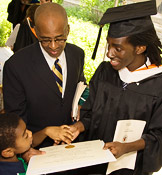 Denrick Cooper and family