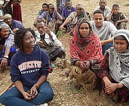 talking in Ethiopia