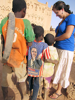 Jessica Grody in Burkina Faso