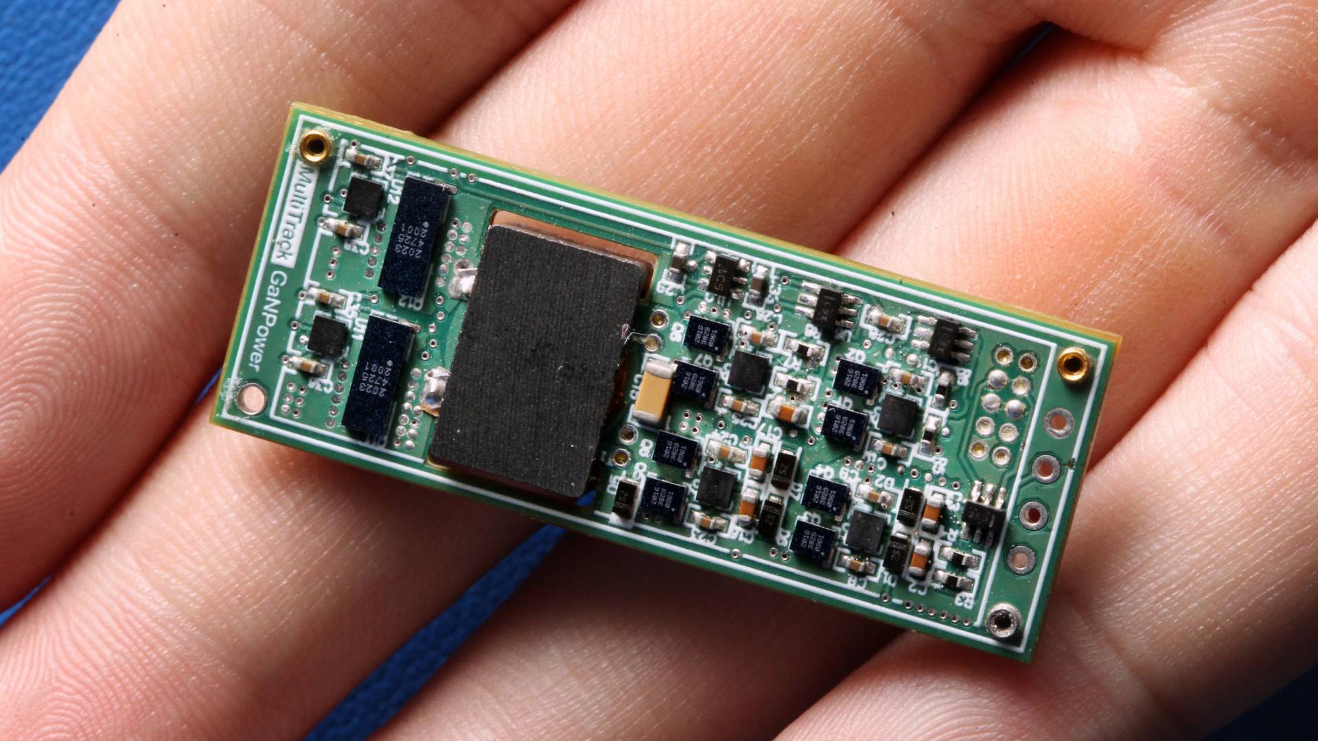 computer chip in a hand
