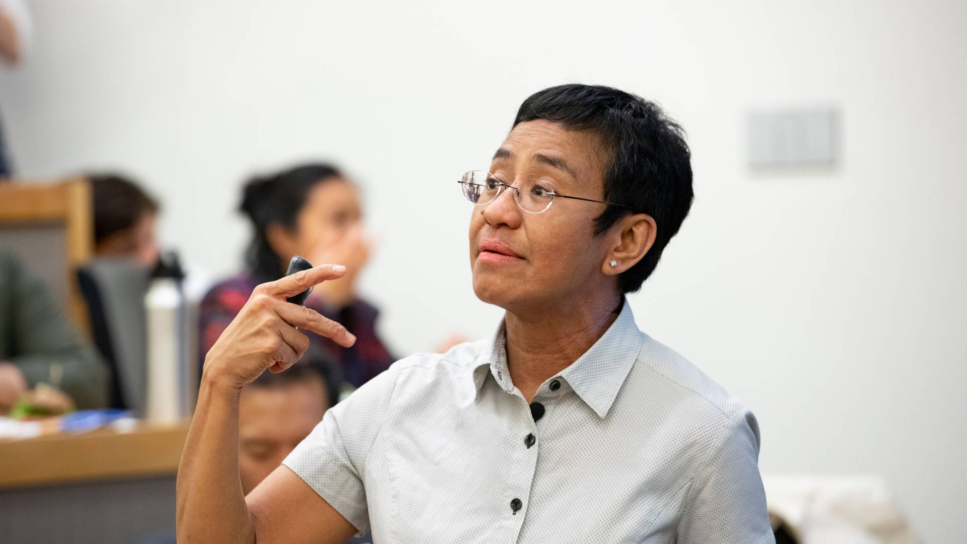 Maria Ressa guest lectures