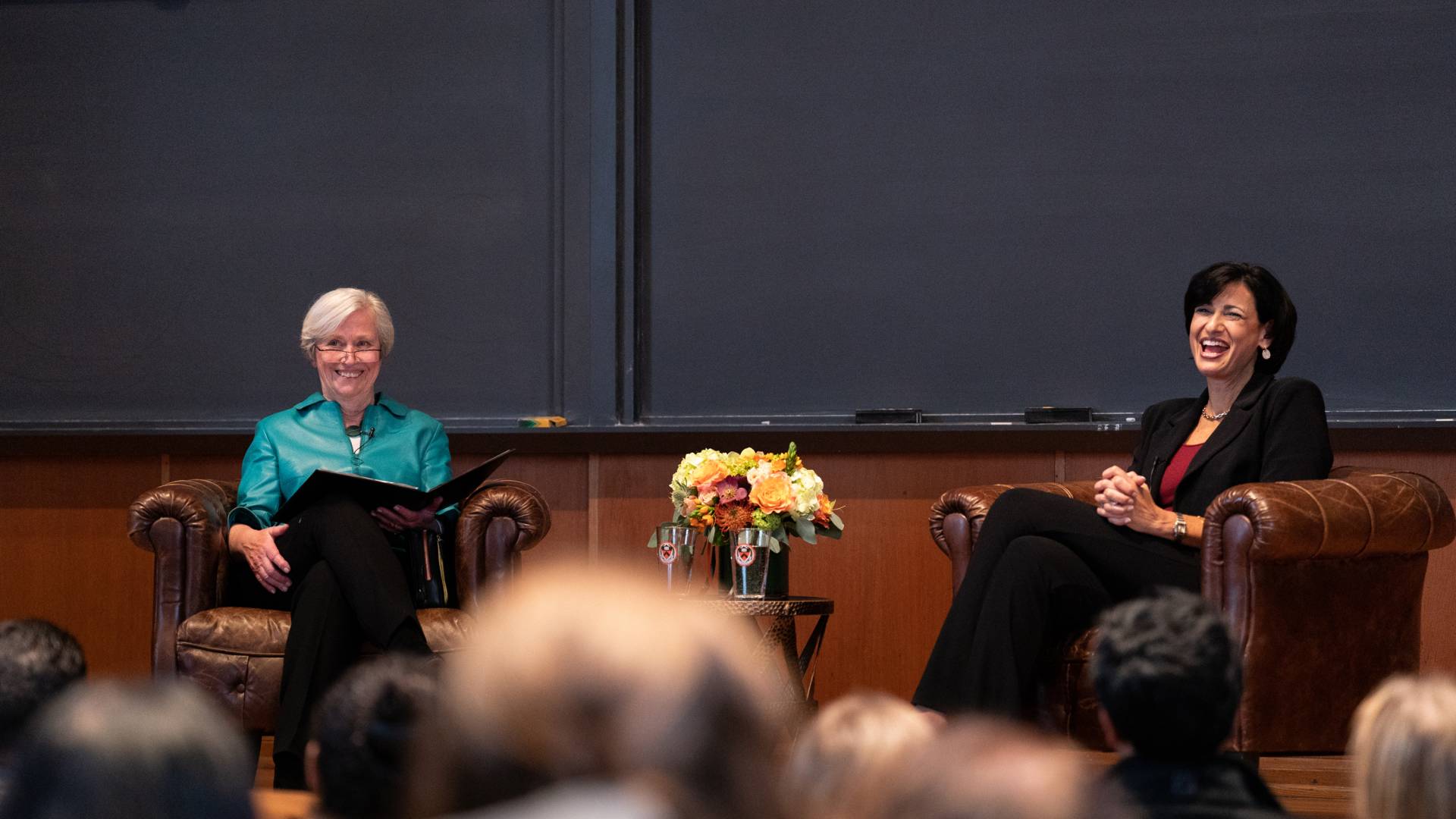 Shirley Tilghman and CDC Director Dr. Rochelle Walensky