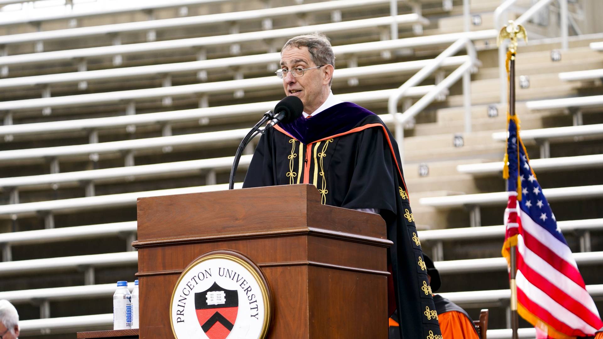 President Eisgruber at the 2020 Commencement
