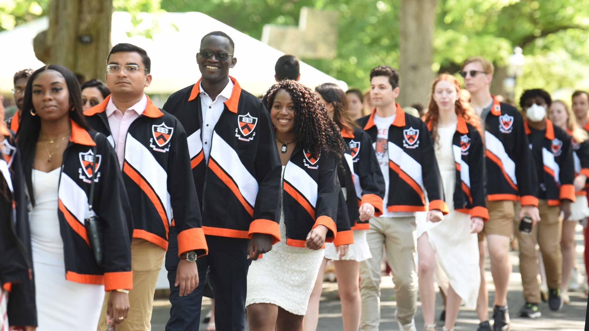 Students process into the Class Day ceremony