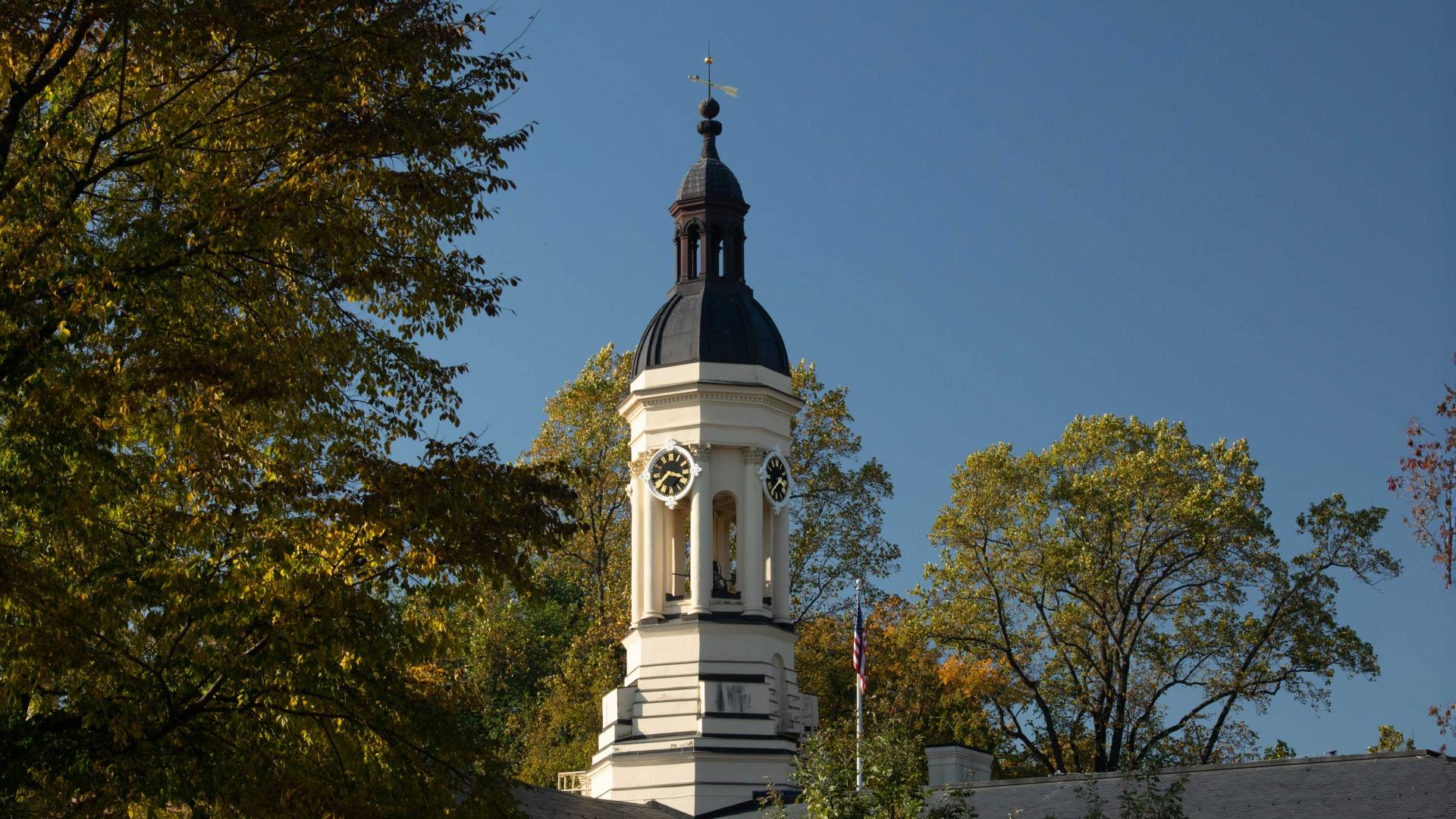 Nassau Hall Cupola in early fall