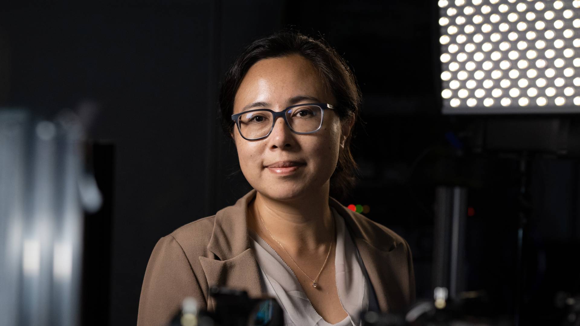 Scientist Nathalie de Leon in her laboratory