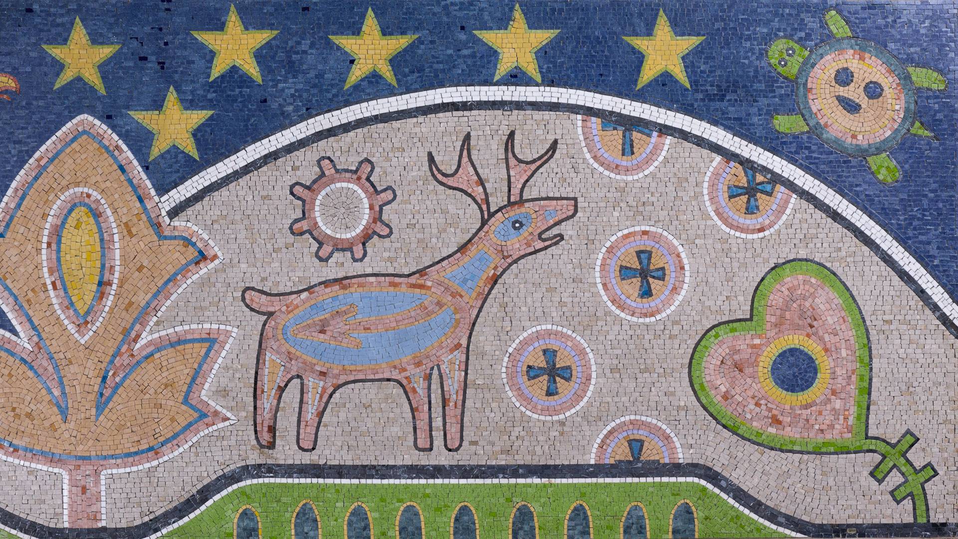 Detail of mosaic