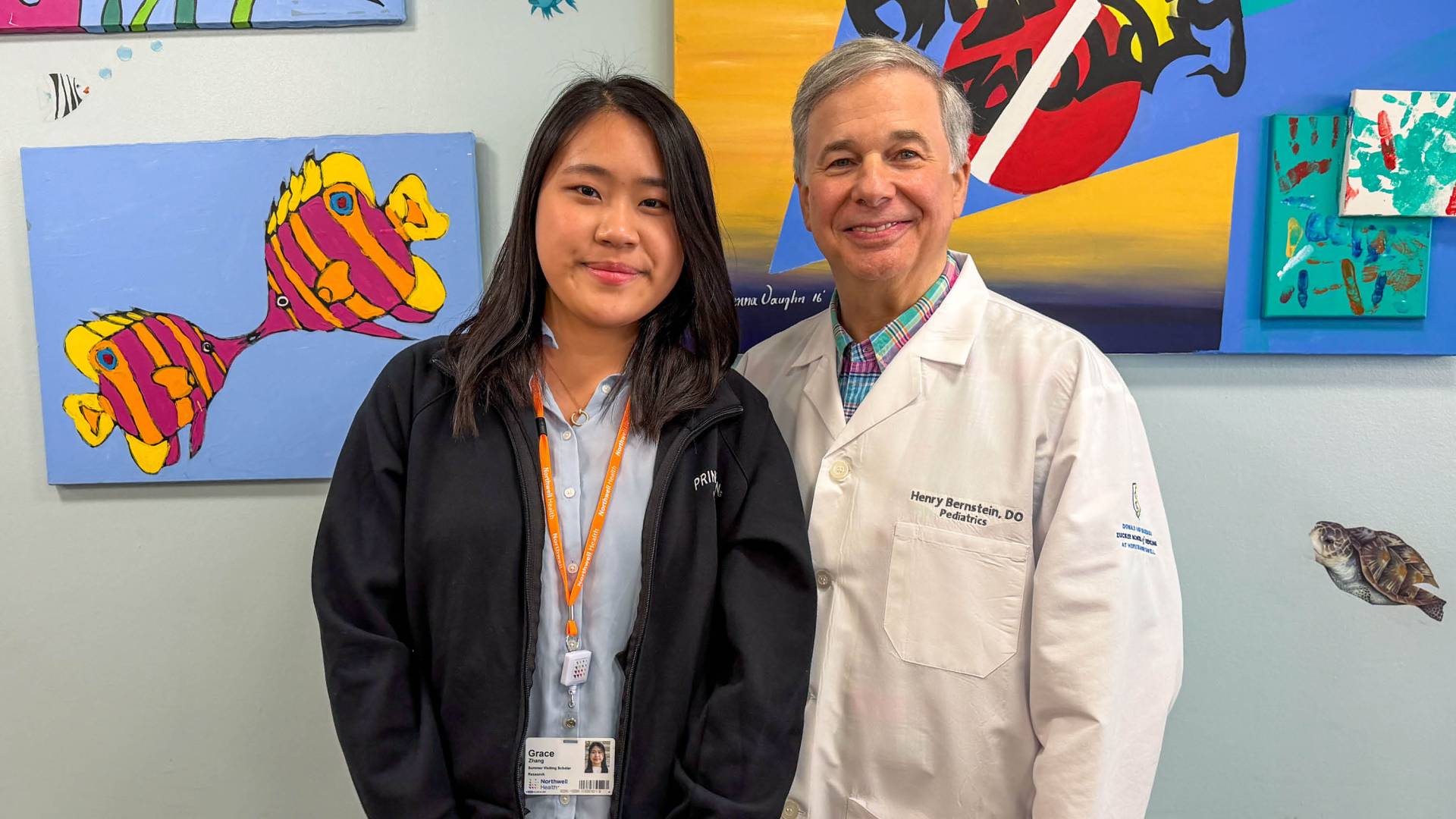 Grace Zhang and Dr. Henry Bernstein 