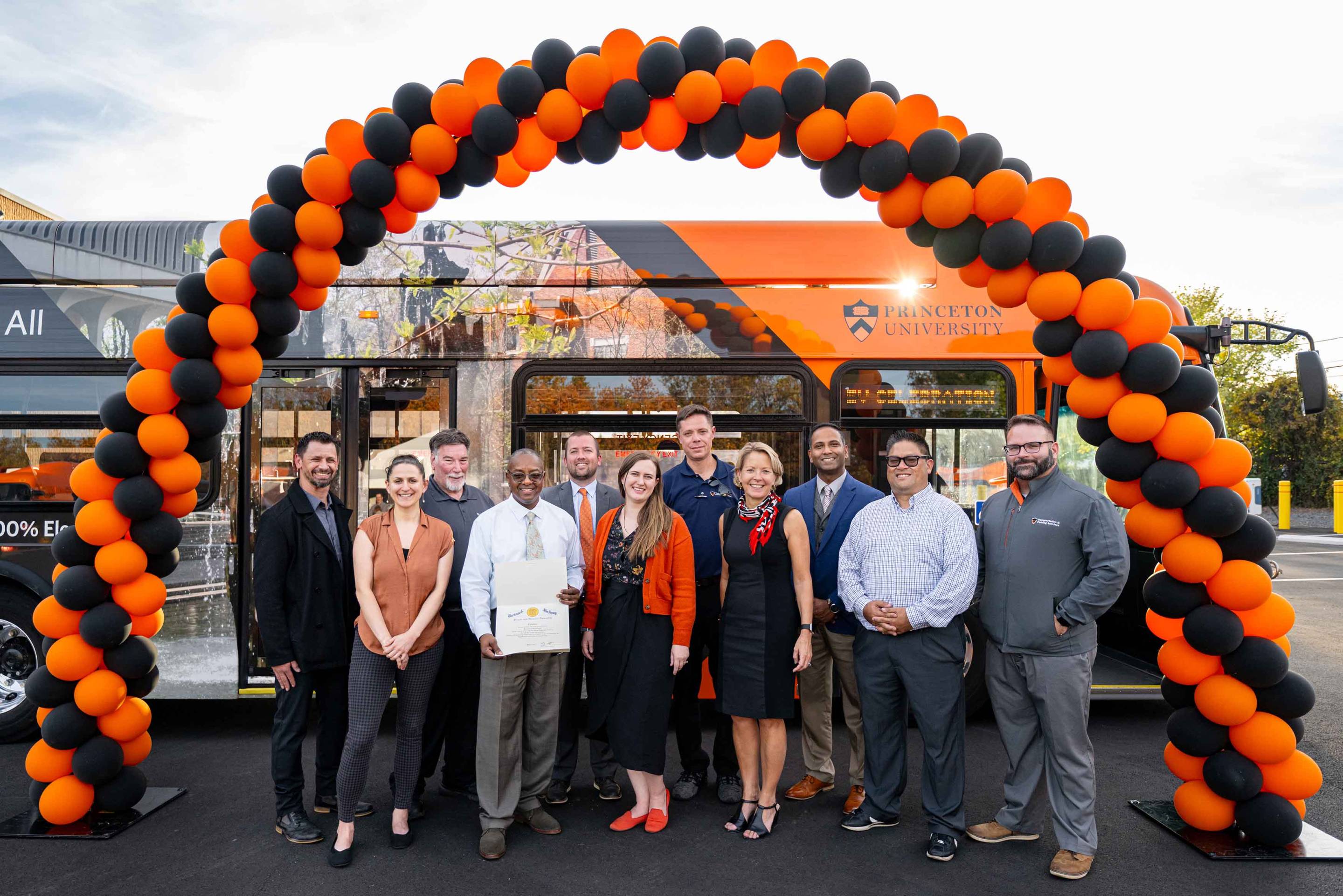 The University's electric bus fleet is now rolling