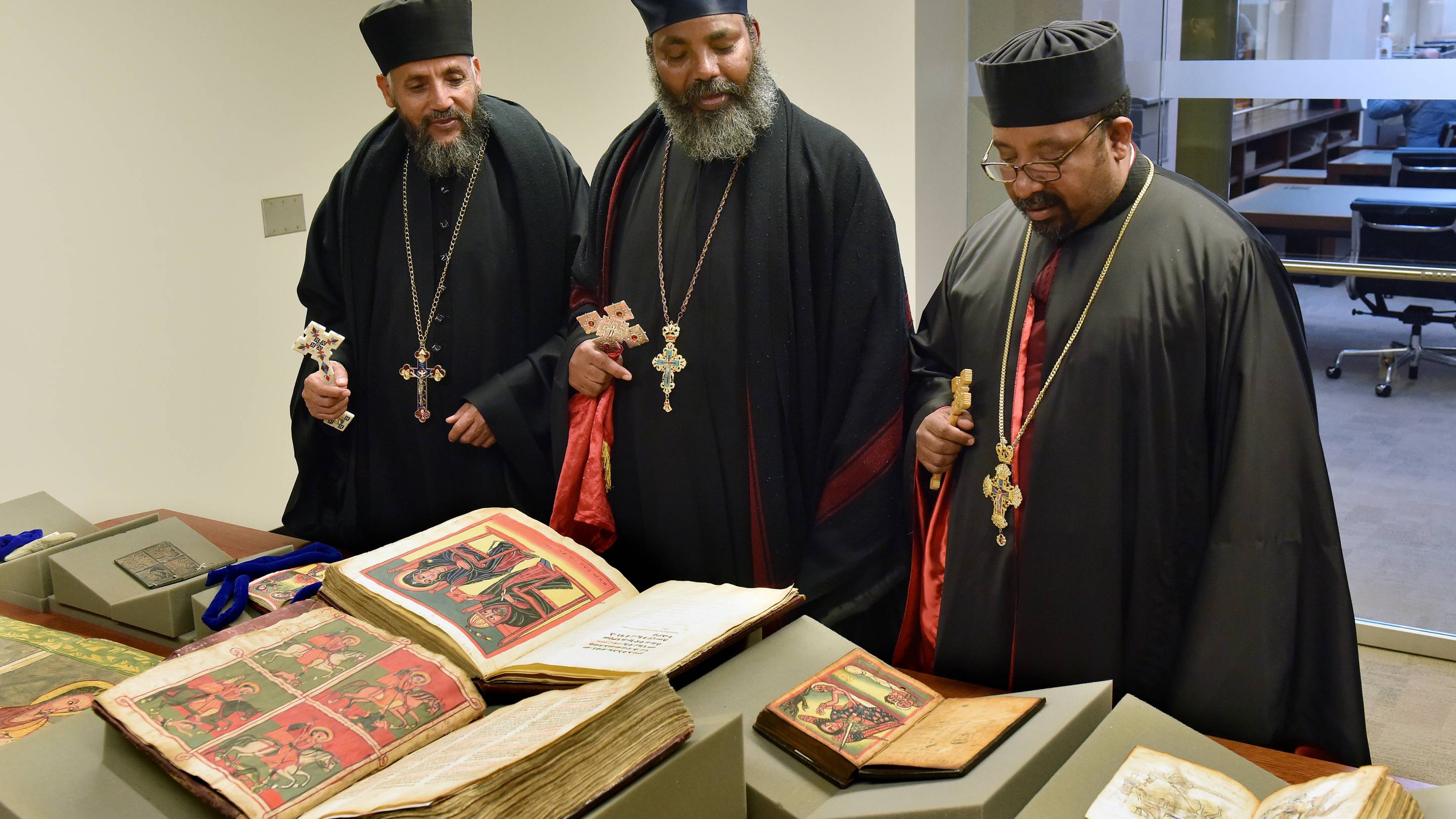 Priests, scholars gather to celebrate Princeton’s Ethiopian manuscripts