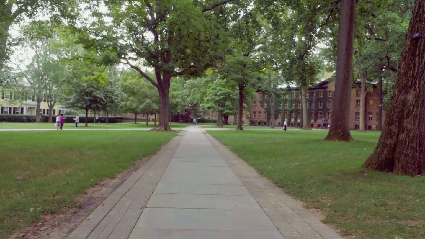 Front lawn of Nassau Hall