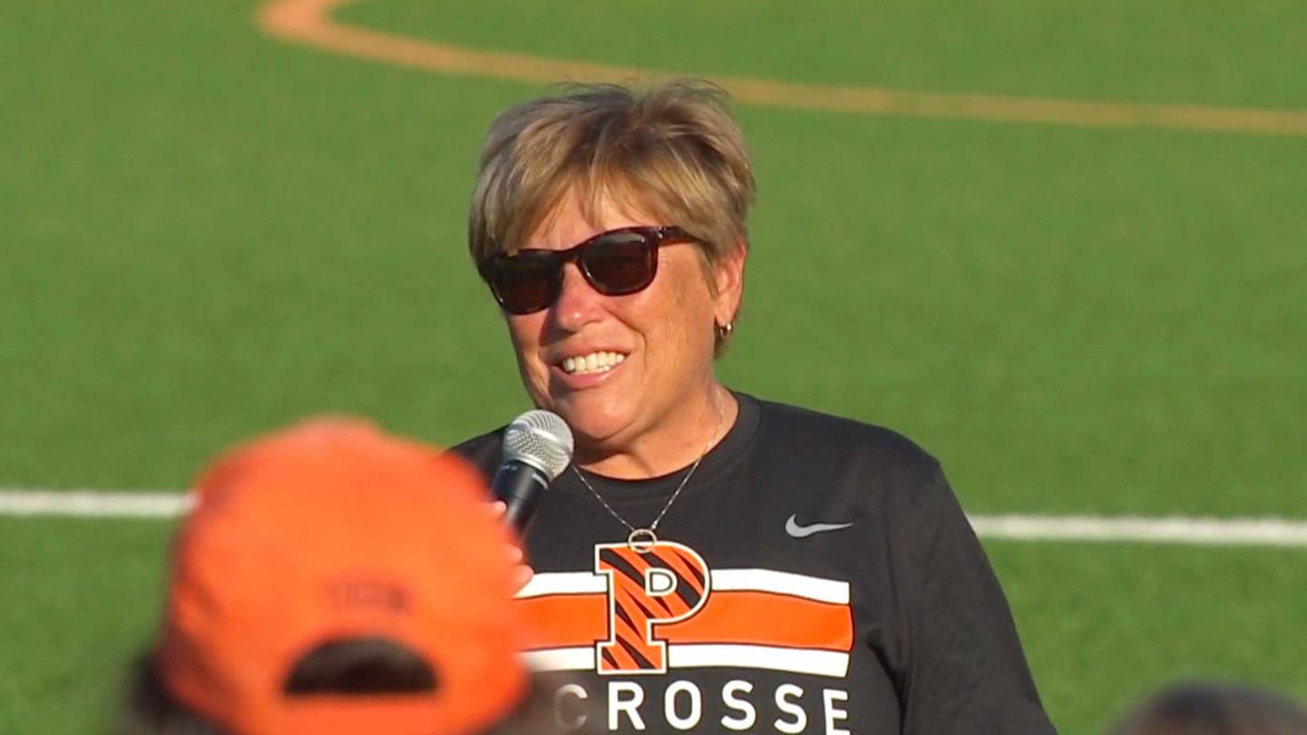 Chris Sailer making a pergame speech