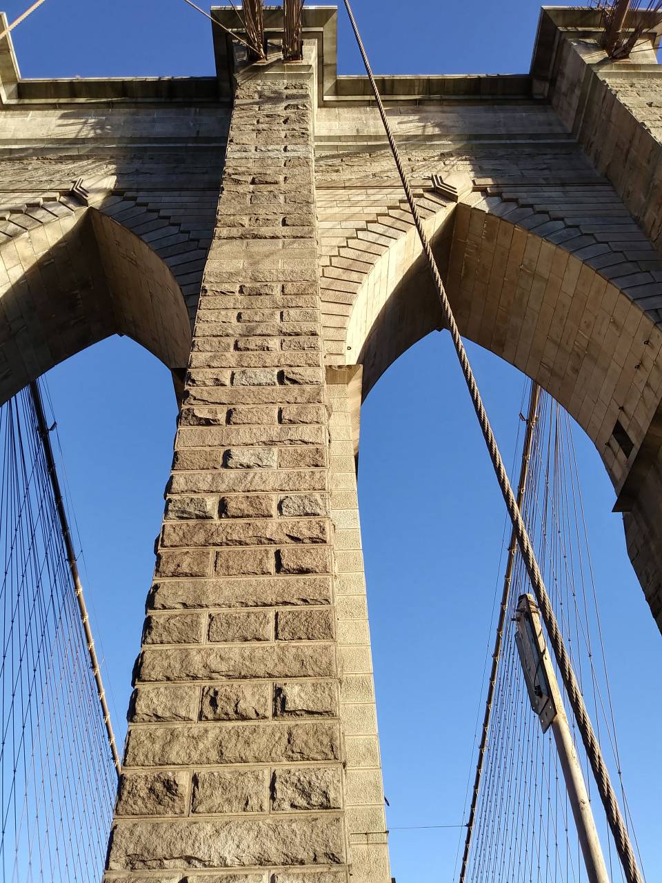Arches on Brooklyn Bridge