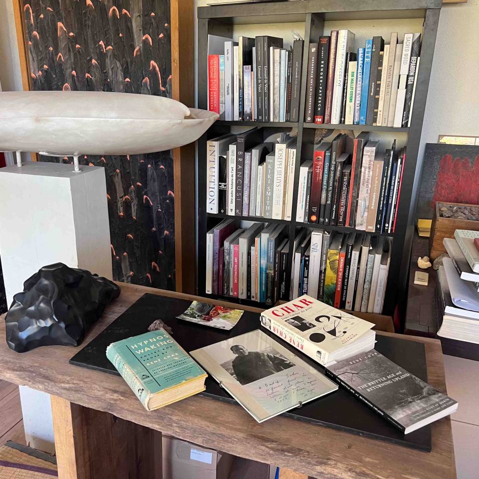 Books in Rene Char's home