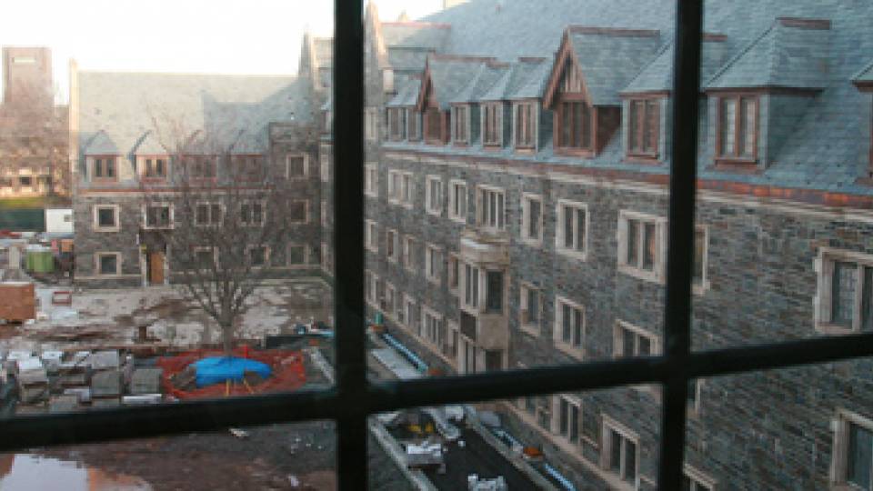 view from Lauritzen Hall