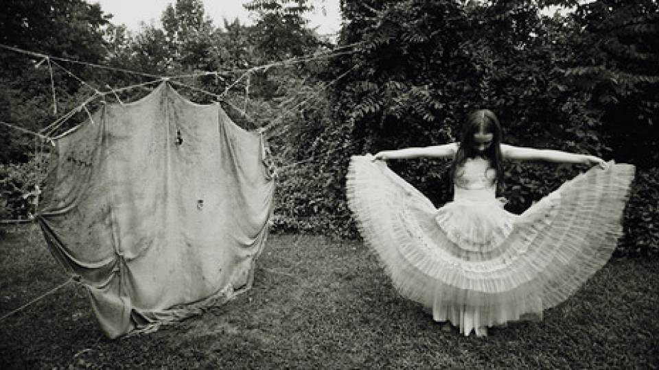 girl in petticoat
