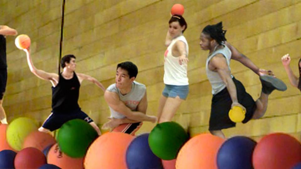 dodgeball video homepage collage