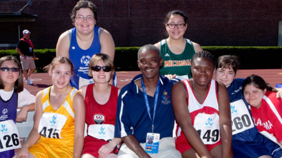 Special Olympics homepage visual