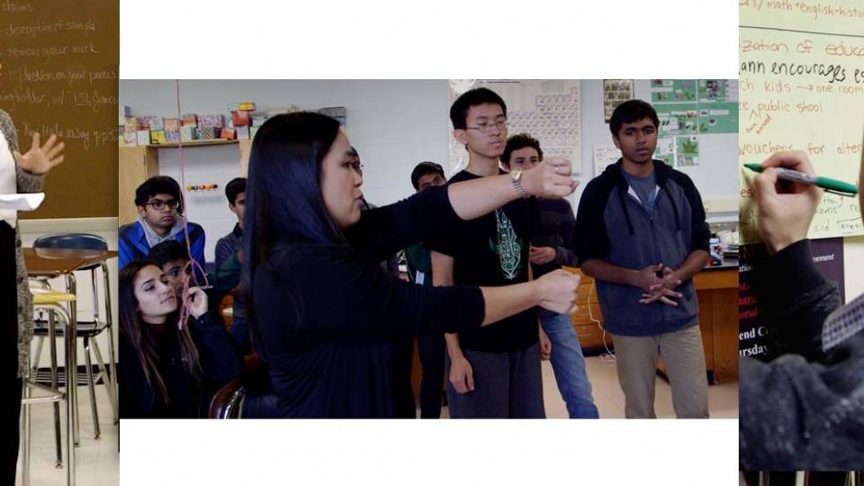 Teacher Prep students teaching