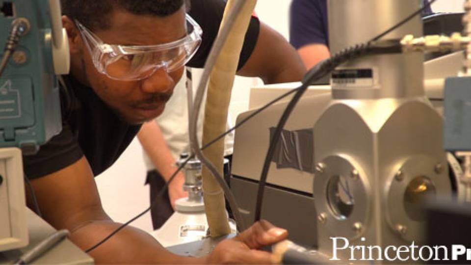 "Princeton Profiles" Akil Word-Daniels in the electrical engineering lab
