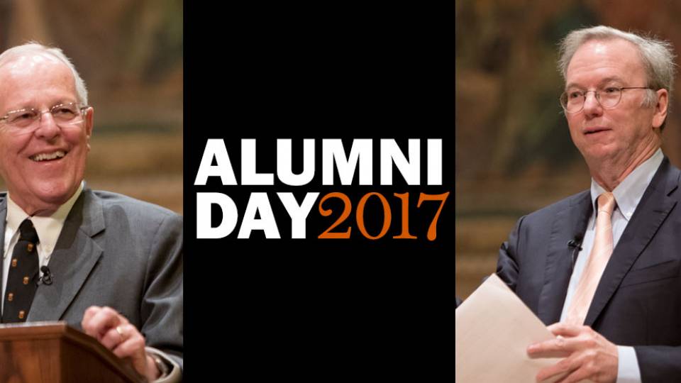 "Alumni Day 2017" Pedro Pablo Kuczynski and Eric Schmidt