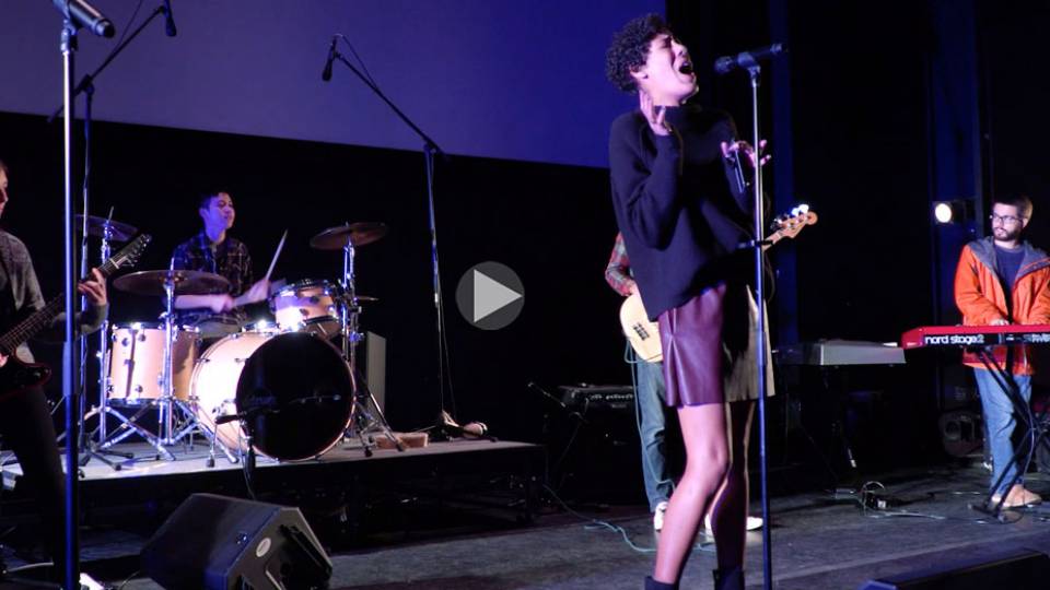 Princeton University Rock Ensemble performing on stage