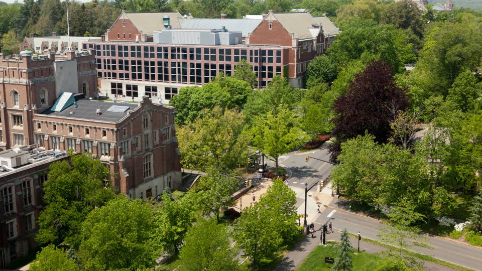 Rooftop view of Frist