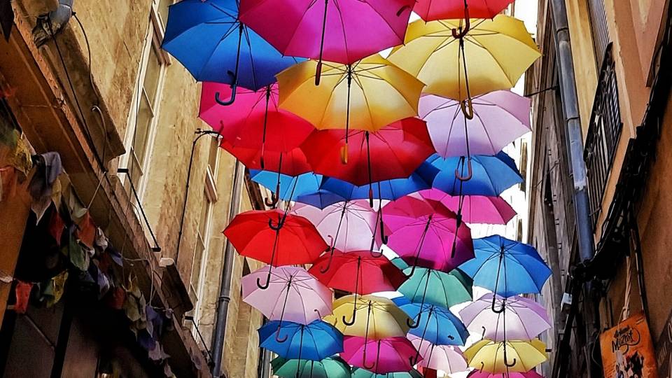 umbrella's in France