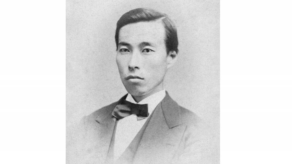 Portrait of Hikoichi Orita, first known Asian graduate from Princeton