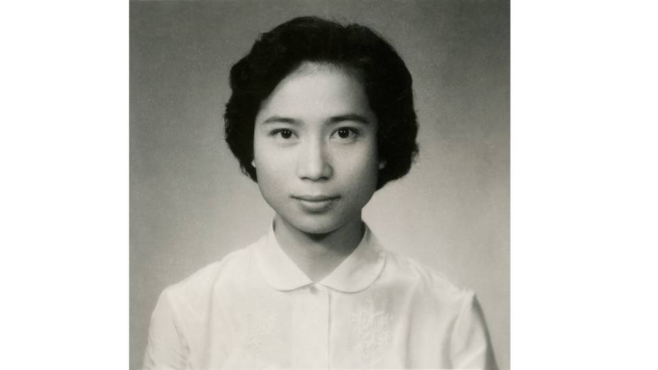 Portrait of T’sai-ying Cheng, the first female Ph.D. recipient