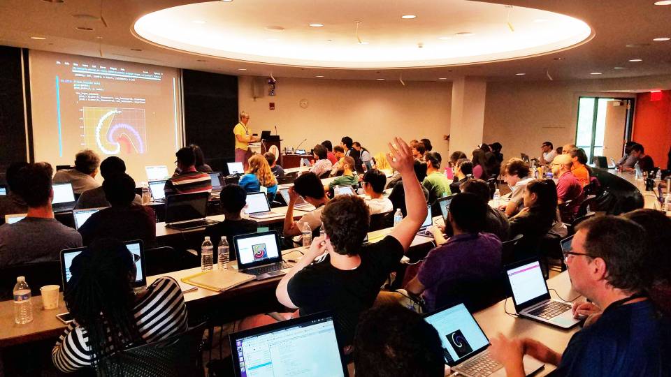 Students in a classroom