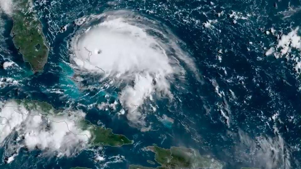 Hurricane time lapse video