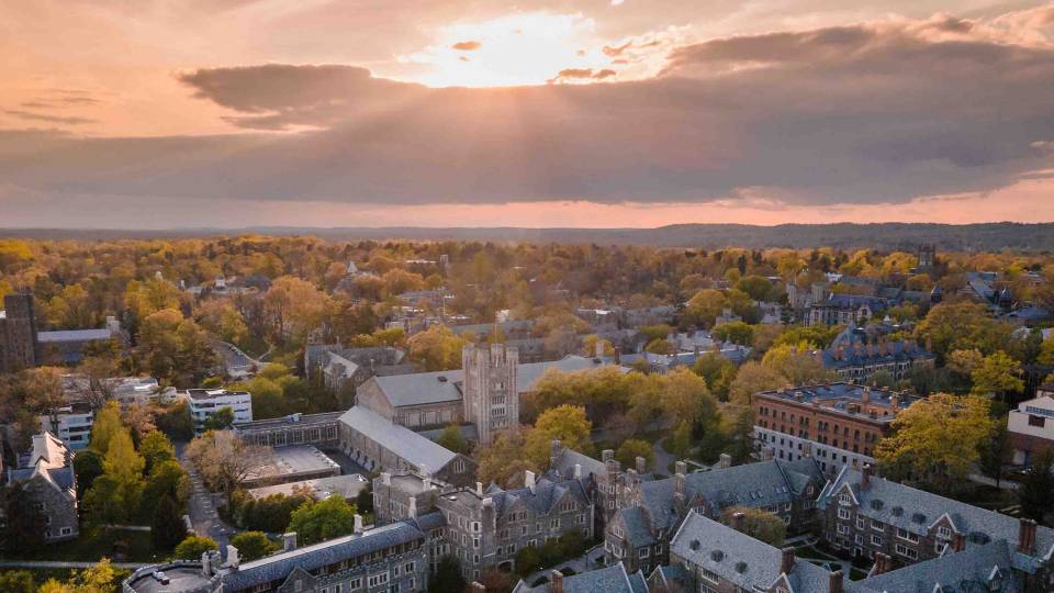 Princeton aerial shot
