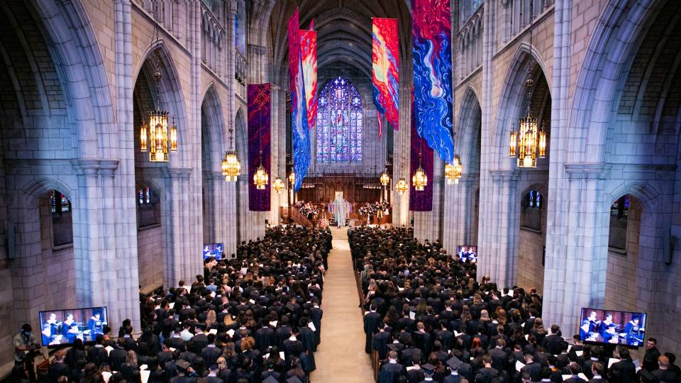 The Baccalaureate service at the Princeton University Chapel