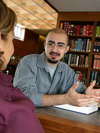  	Juan González with Sarah-Jane Mathieu
