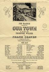 Our Town premier bulletin