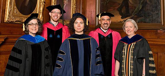 Commencement faculty