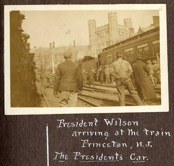 Mudd Blog Princeton Wilson arriving by train