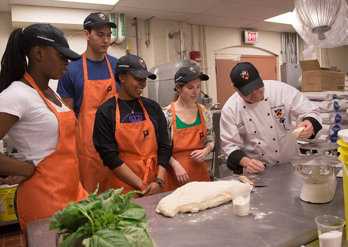 Princeton Feast pizza dough demonstration