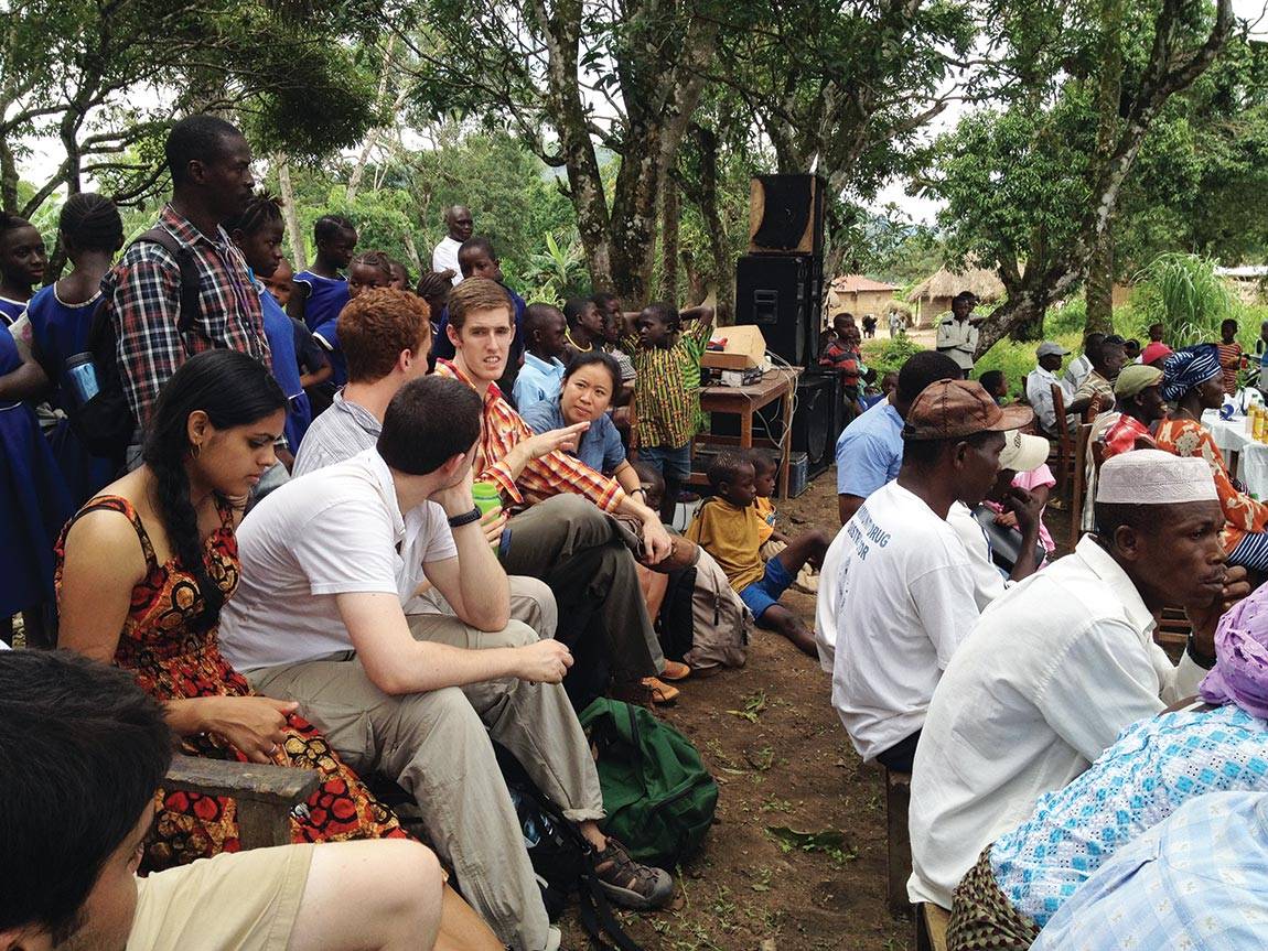 Global Health Program Princeton students in summer internship at Wellbody Alliance, Sierra Leone