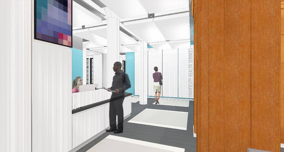 UHS reception area plan