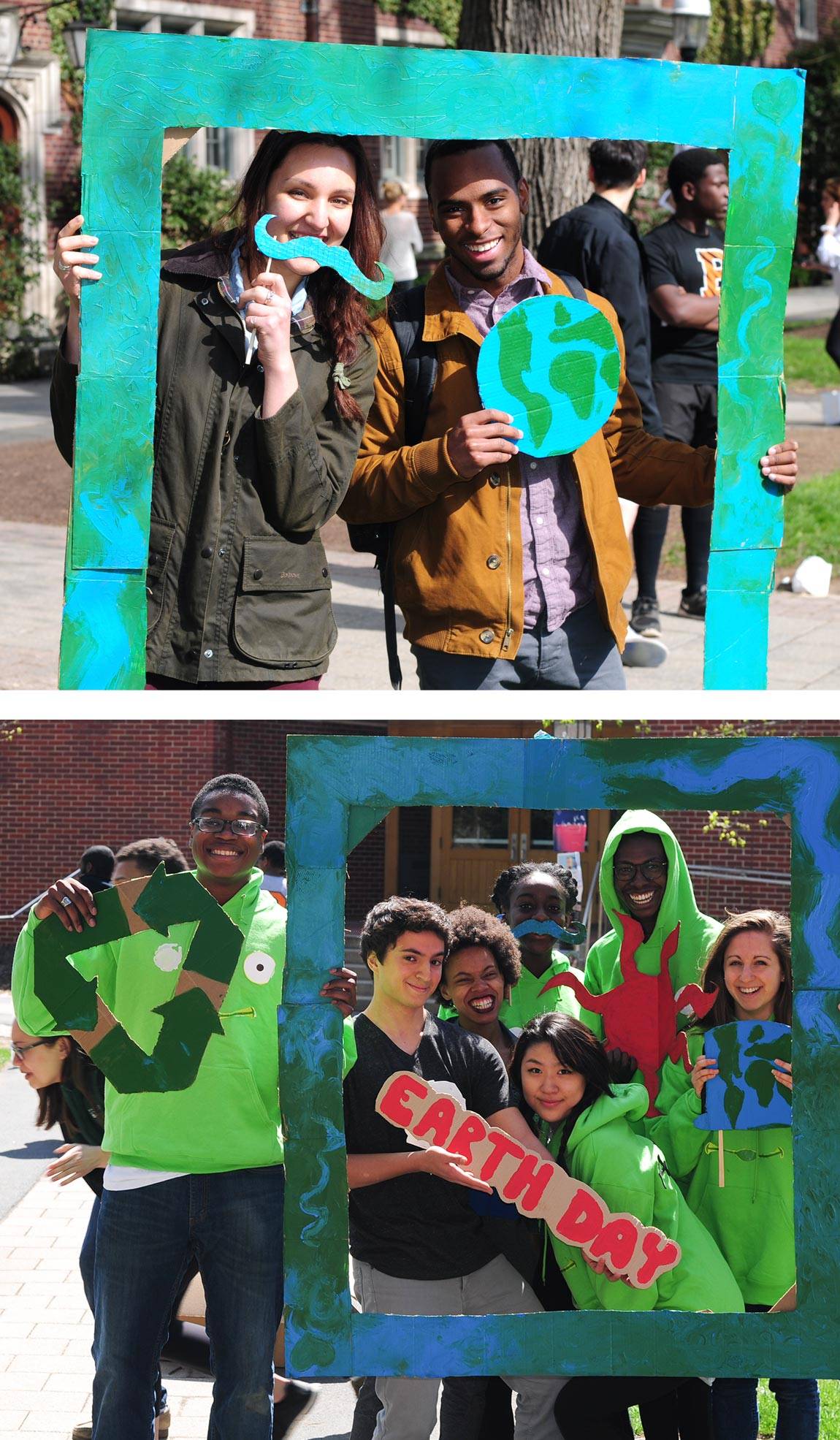 "Earth Day" students