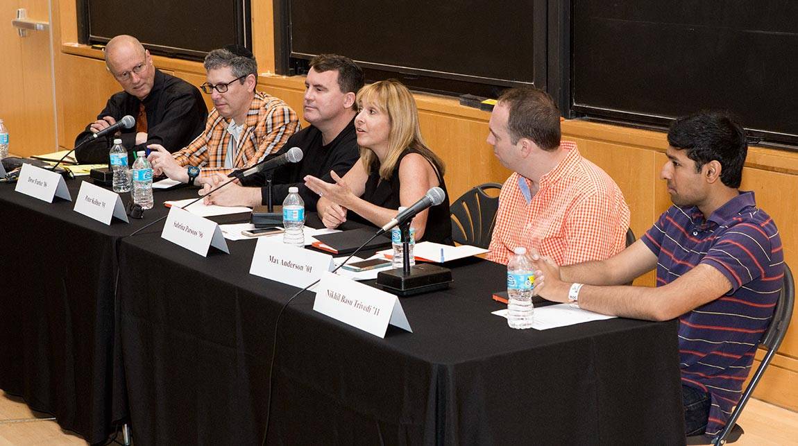 Reunions 2016 alumni faculty panel on entrepreneurs